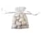 12 Packs: 12 ct. (144 total) Small White Organza Favor Bags by Celebrate It&#x2122; Occasions&#x2122;